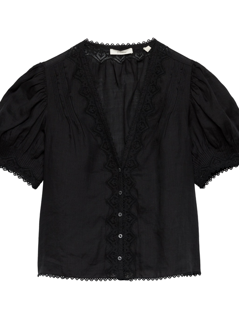 NWT Doen Brigitta Top - Black - Picture 3 of 10